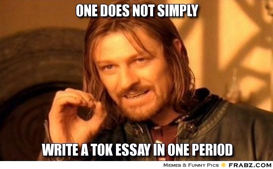 Tok essay outline structure